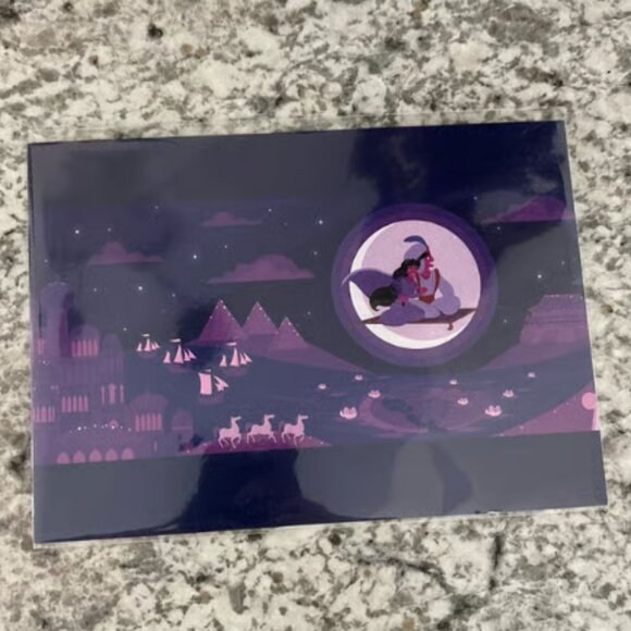 Disney Parks WonderGround My World Aladdin & Jasmine 5×7 Postcard—Ashley Taylor - Picture 1 of 2
